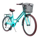 Bicicleta Vintage Menta Retro 7vel, 26r Canasta..