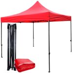 Carpa 2x2 Roja Plegable Jardin Patio