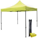 Carpa Toldo Reforzado 3x3 Plegable Amarilla