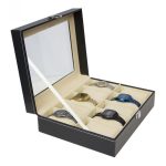 Estuche Relojes Caja Exhibidor Almohadillas 10..
