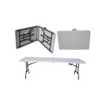 Mesa Plegable Plastico Tipo Portafolio 1.80m..