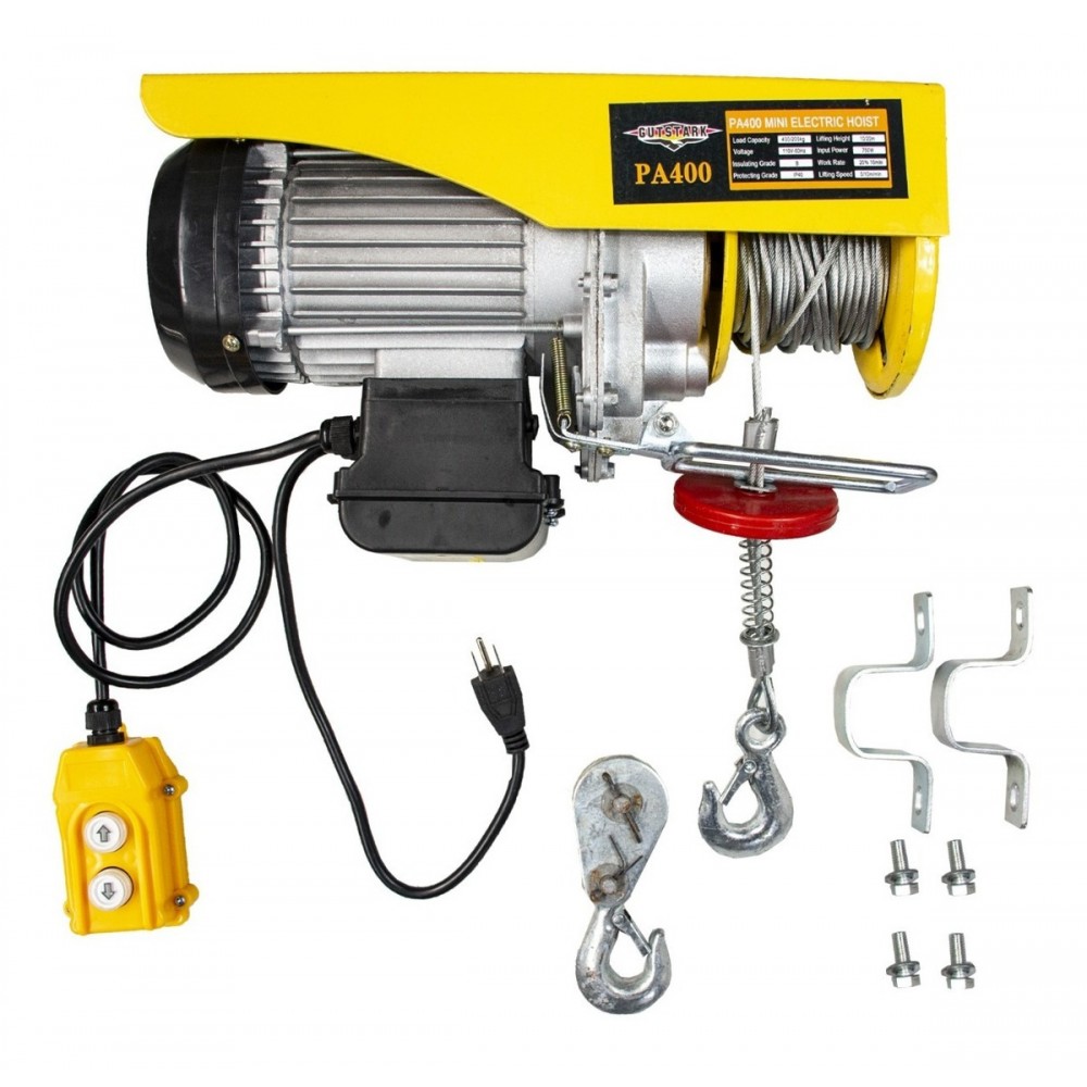 Polipasto Electrico Carga 200 - 400 Kg Cable..