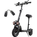 Scooter Electrico Con Asiento Luz Led Usb..