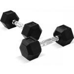 Set 2 Mancuernas Hexagonales 10lb C/u 4.5 Kg..