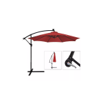 Sombrilla Jardin Playa Sol Angulo 3m Base..